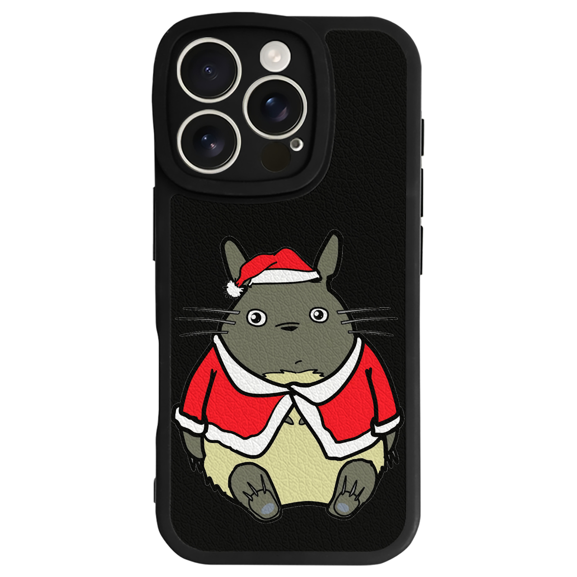 （画像用） となりのトトロ 草壁メイ 草壁サツキ My Neighbor Totoro Satsuki Kusakabe Mei Kusakabe 【iPhone 16シリーズ対応】シリコンスマホケース（レザー調） 材質：シリコン